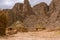 Tuareg village. Tassili N`Ajjer National Park, Algeria,