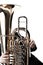 Tuba brass instruments