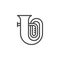 Tuba Music Instrument line icon