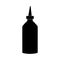 Tube of hair dye. Hairdresser tool simple isoleted icon