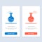 Tube, Labe, Science, Test, Education  Blue and Red Download and Buy Now web Widget Card Template