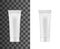 Tube package, white plastic cosmetic cream