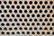 Tube sheet or plate of heat with welded tubes texture of stainless steel exchanger or boiler closeup texture vibrant