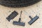 Tubeless tire repair. Tire plug repair kit for tubeless tires for cars and motobikes
