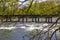 Tuckasegee River view in Dillsboro, North Carolina, USA