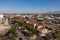 Tucson Amtrak Station, Arizona. Aerial photo