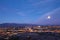 The Tucson city center at night