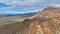 Tucson Mountains aerial view, Tucson, Arizona, USA