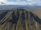 Tucson Mountains aerial view, Tucson, AZ, USA