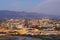 The Tucson skyline at dusk