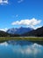 The Tudaio mountain and the Center Cadore lake