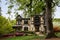 Tudor mansion winery building in Napa Valley, California