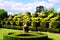 Tudor Topiary Chess Set and Armillary Sphere Sundial