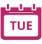 Tue, tuesday Special Event day Vector icon that can be easily modified or edit.