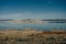 Tufa columns reflected in the mirrored water surface at Mono Lake, California