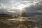 Tufa of Mono Lake at sunset