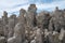 Tufa in the salty waters of Mono Lake in California