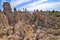 Tufa spires rising out of Mono Lake, California