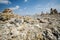 Tufa tower formations at Mono Lake in California`s eastern Sierra, located off of US-395