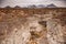 Tuff Canyon and Chisos Mountains on Cloudy Day