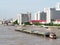 Tug boat service, CHAO PHRAYA river BANGKOK, THAILAND