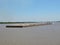 Tug pusher CEIBO and convoy of barges in navigation along the water way Paraguay Parana Hidrovia