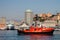 A tug at work in the port of Genoa, one of the most important ports in the Mediterranean