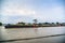 Tugboat cargo ship in Chao Phraya river.