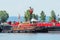 Tugboat Franklin Reinauer in Erie Basin in Red Hook section of Brooklyn