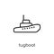 tugboat icon from Transportation collection.