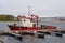 Tugboat moored in the port of Stavanger