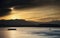 Tugboat and Olympic Mountains