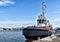 Tugboat in the port of Aarhus in Denmark