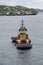 Tugboat at St Kitts Mooring Platform