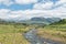 Tugela River with Bonjaneni township and Dooley Hills visible