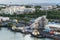 Tugs moored in port of Fort-de-France, Martinique