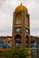 Tugu Council Negri Sarawak. Historical monument clock, city Bintulu, Borneo, Sarawak, Malaysia.