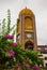 Tugu Council Negri Sarawak. Historical monument clock, city Bintulu, Borneo, Sarawak, Malaysia.