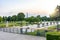 Tuileries garden at sunset, Paris, France