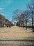 Tuilleries garden in the winter, Paris, France