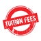 Tuition Fees rubber stamp