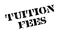 Tuition Fees rubber stamp