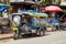 Tuk-tuk and driver in Luang Prabang