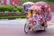 Tuk tuks in Malacca, Malaysia