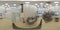 TULA, RUSSIA - FEBRUARY 11, 2013: Inside of food factory laboratory spherical panorama in equirectangular projection