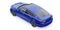 Tula, Russia. January 30, 2022: Honda Accord 2020: Blue large hybrid business sedan for work and family. 3D illustration