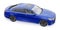 Tula, Russia. January 30, 2022: Honda Accord 2020: Blue large hybrid business sedan for work and family. 3D illustration