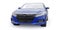 Tula, Russia. January 30, 2022: Honda Accord 2020: Blue large hybrid business sedan for work and family. 3D illustration