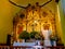 Tule village church autel in Mexico