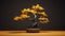 Tulip Bonsai Tree: Minimalist Belgian Witbier Desktop Wallpaper In Hd